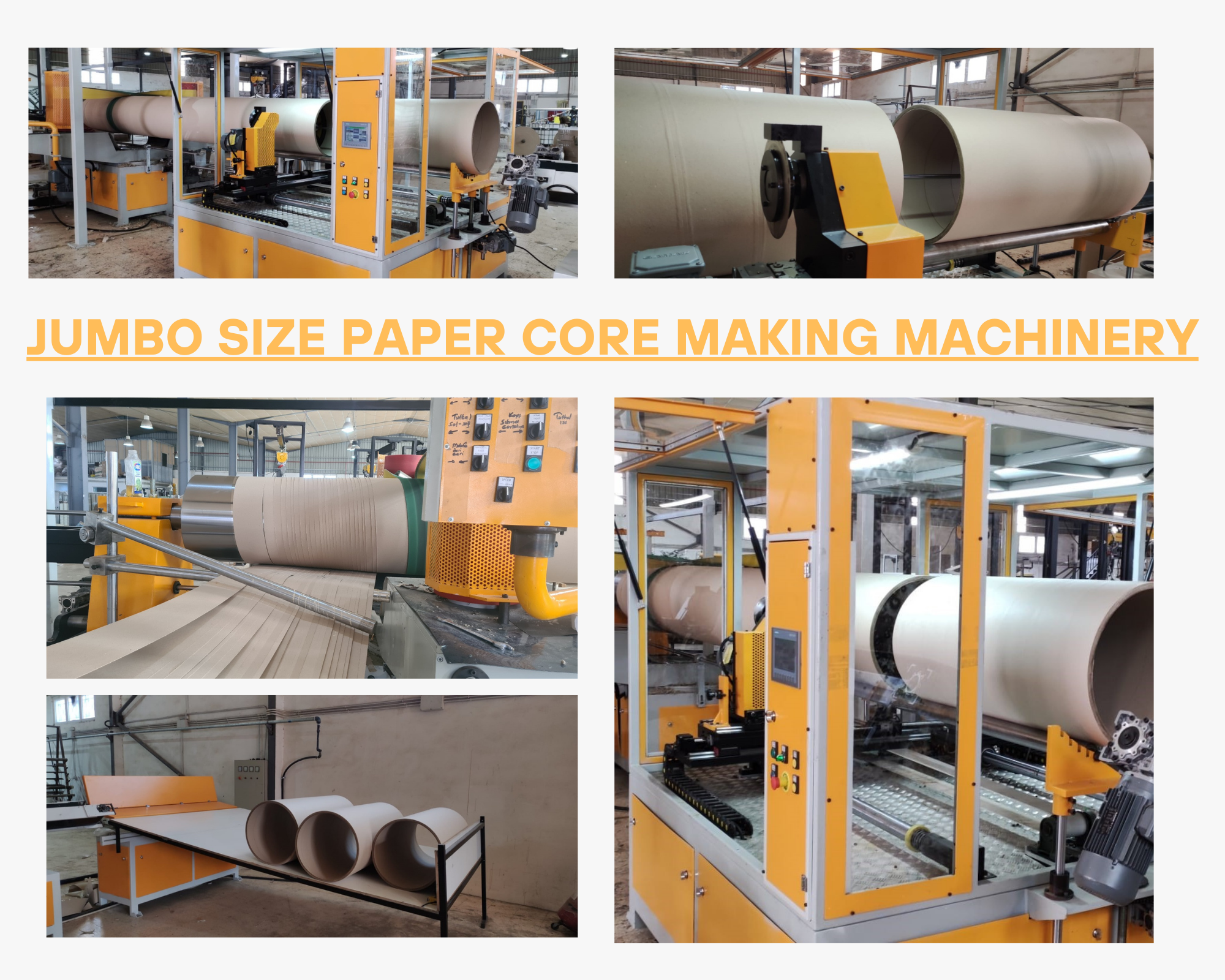 jumbo paper tube making machines