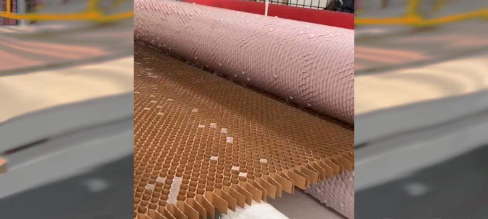 máquina para la producción de panales de papel